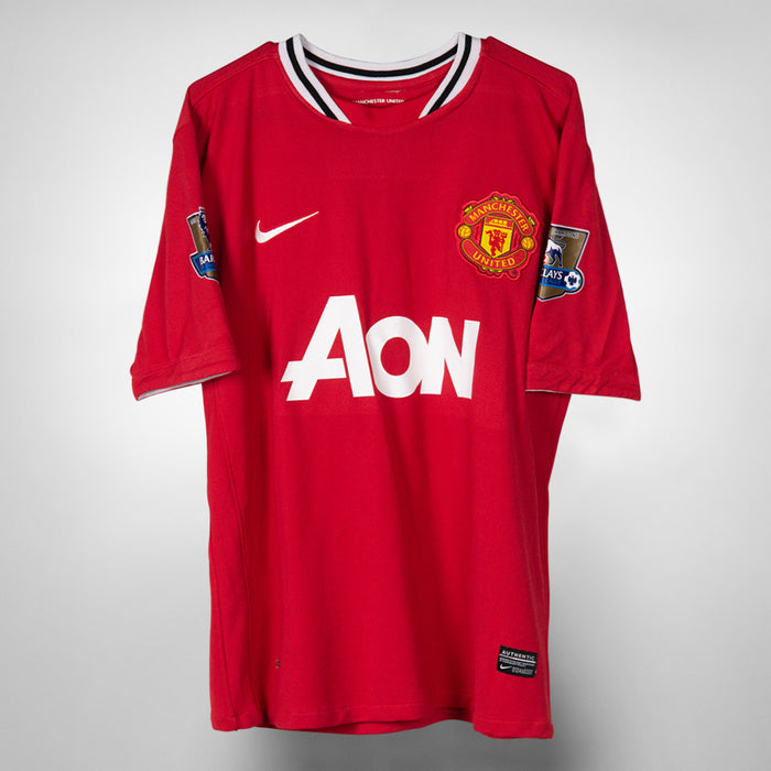 2011-2012 Manchester United Nike Home Shirt #18 Young  - Marketplace