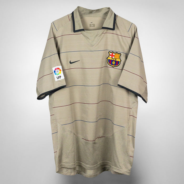 2003-2004 FC Barcelona Nike Away Shirt #10 Ronaldinho