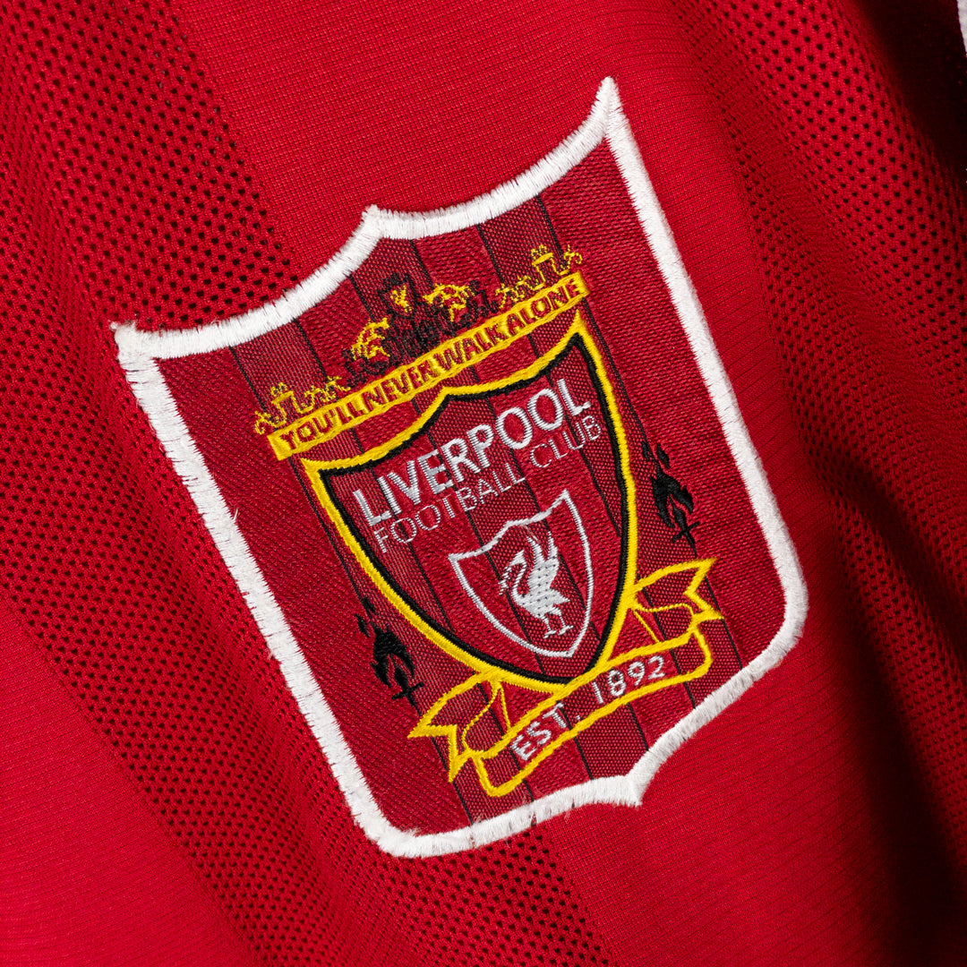 1995-1996 Liverpool Adidas Home Shirt #9 Ian Rush