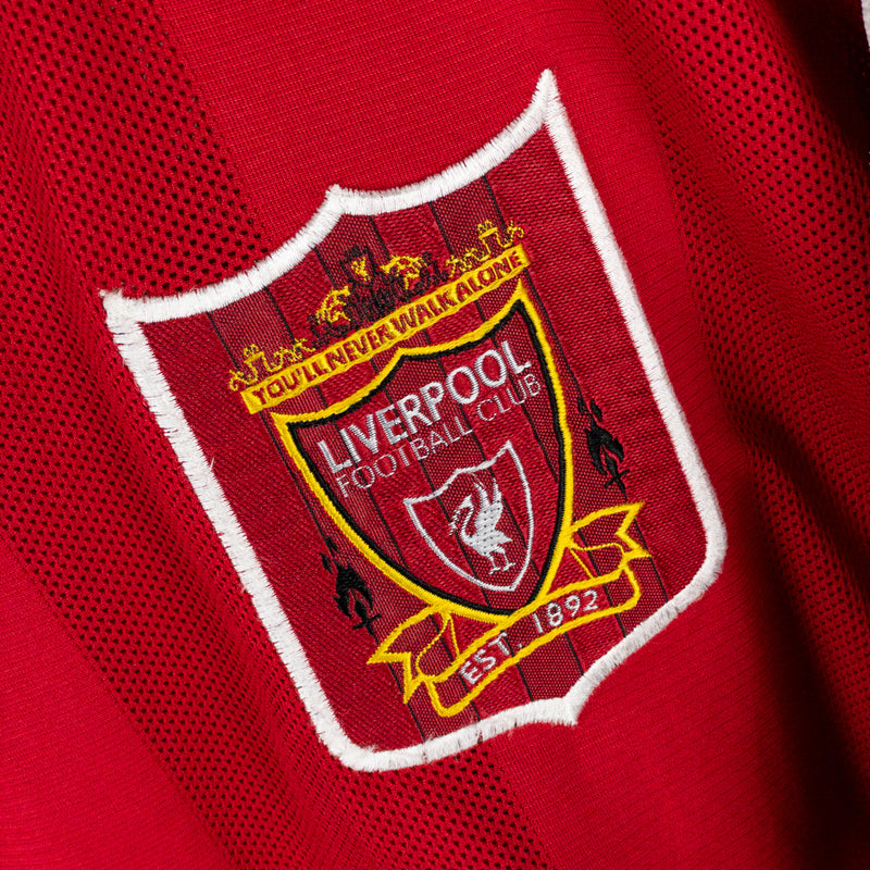 1995-1996 Liverpool Adidas Home Shirt #9 Ian Rush