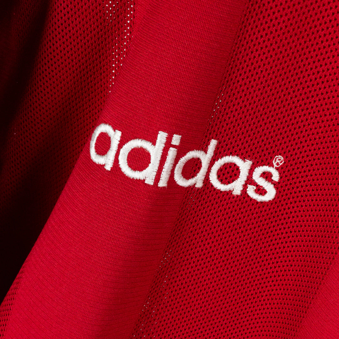 1995-1996 Liverpool Adidas Home Shirt #9 Ian Rush
