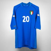 2002-2004 Italy Kappa Home Shirt #20 Francesco Totti