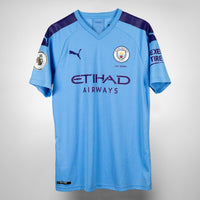 2019-2020 Manchester City Puma Home Shirt #7 Raheem Sterling