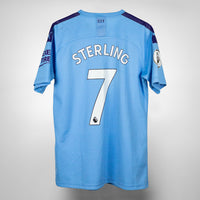 2019-2020 Manchester City Puma Home Shirt #7 Raheem Sterling