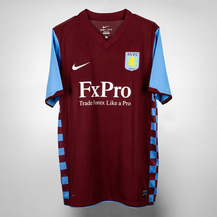 2010-2011 Aston Villa Nike Player Spec Home Shirt #7 Ashley Young