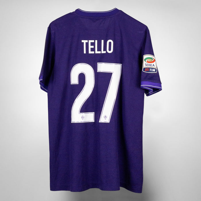 2015-2016 AC Fiorentina Le Coq Sportif Home Shirt #27 Christian Tello
