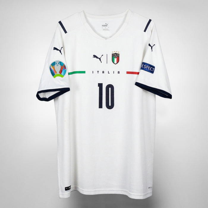 2021-2022 Italy Puma Away Shirt #10 Insigne