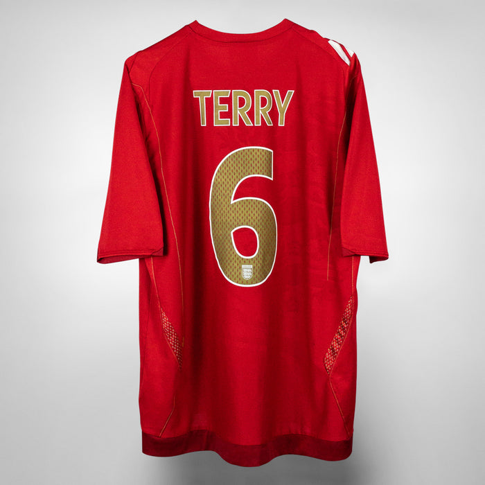 2006-2008 England Umbro Home Shirt #6 John Terry
