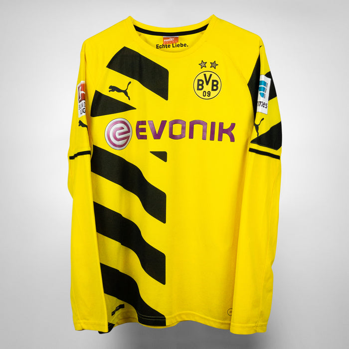2014-2015 Borussia Dortmund Puma Home Shirt #7 Hoffman