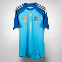 2014-2015 Spain Adidas Goalkeeper #1 Iker Casilias