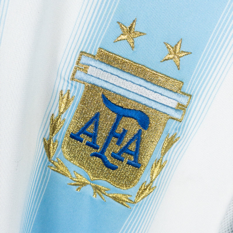 2004-2005 Argentina Adidas Home Shirt #16 Pablo Aimar