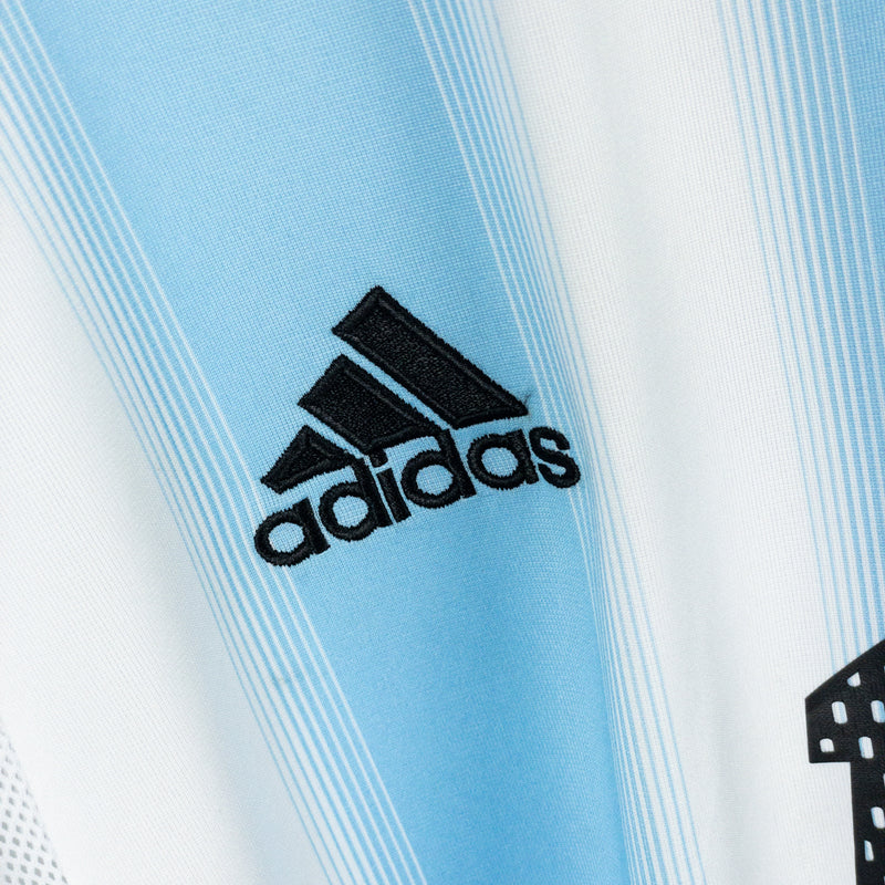 2004-2005 Argentina Adidas Home Shirt #16 Pablo Aimar