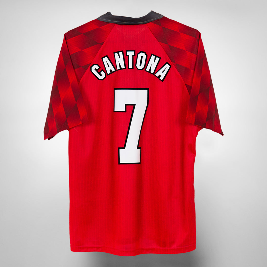 1996-1998 Manchester United Umbro Home Shirt #7 Eric Cantona