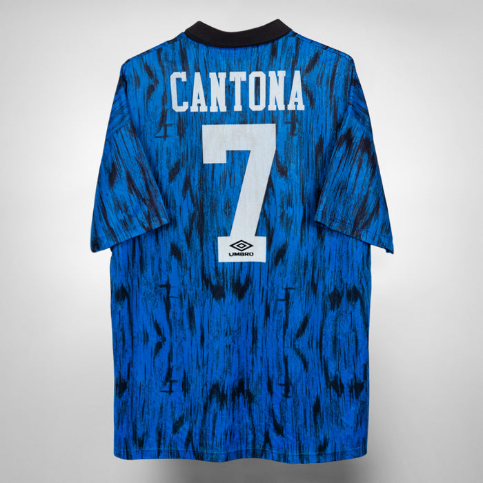 1992-1993 Manchester United Umbro Away Shirt #7 Cantona