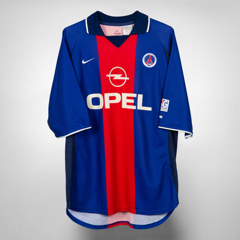 2000-2001 PSG Paris Saint Germain Nike Home Shirt #10 Okocha