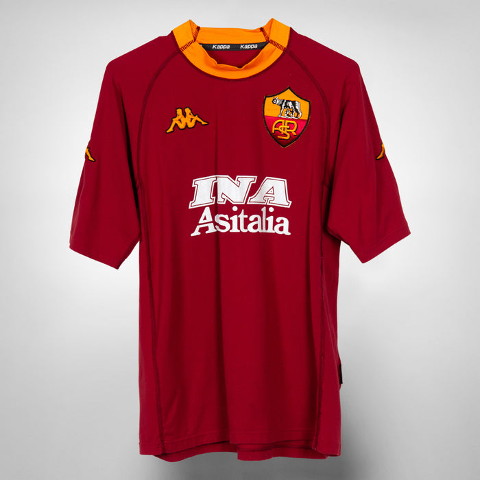 2000-2001 AS Roma Kappa Home Shirt