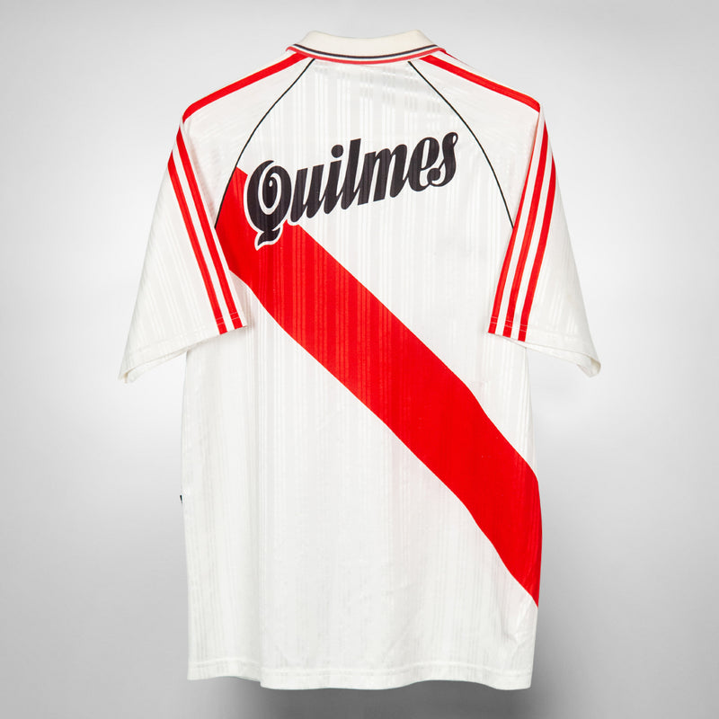 1995-1996 River Plate Adidas Home Shirt