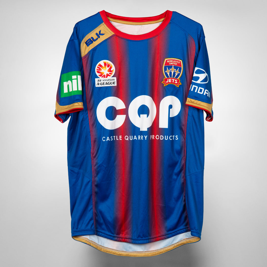2014-2015 Newcastle Jets BLK Home Shirt