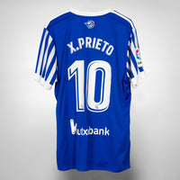 2017-2018 Real Sociedad Adidas Home Shirt #10 X. Prieto