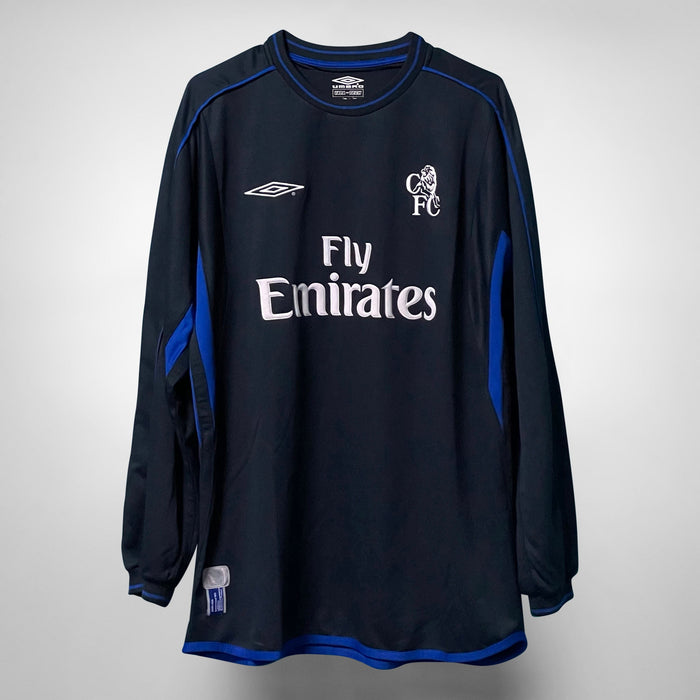 2002-2004 Chelsea Umbro Long Sleeve Away Shirt