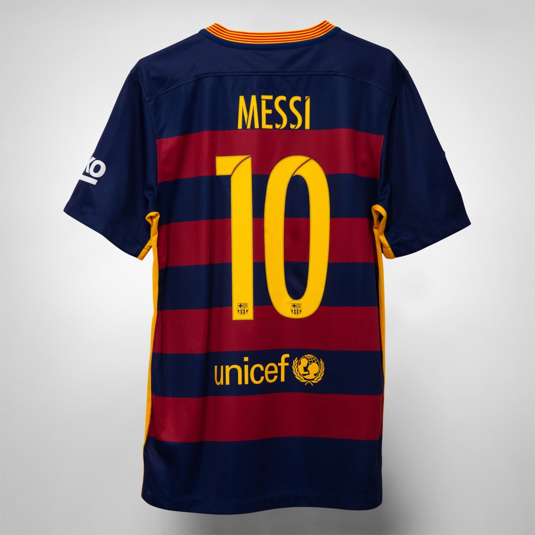 2015-2016 FC Barcelona Nike Home Shirt #10 Lionel Messi - Marketplace