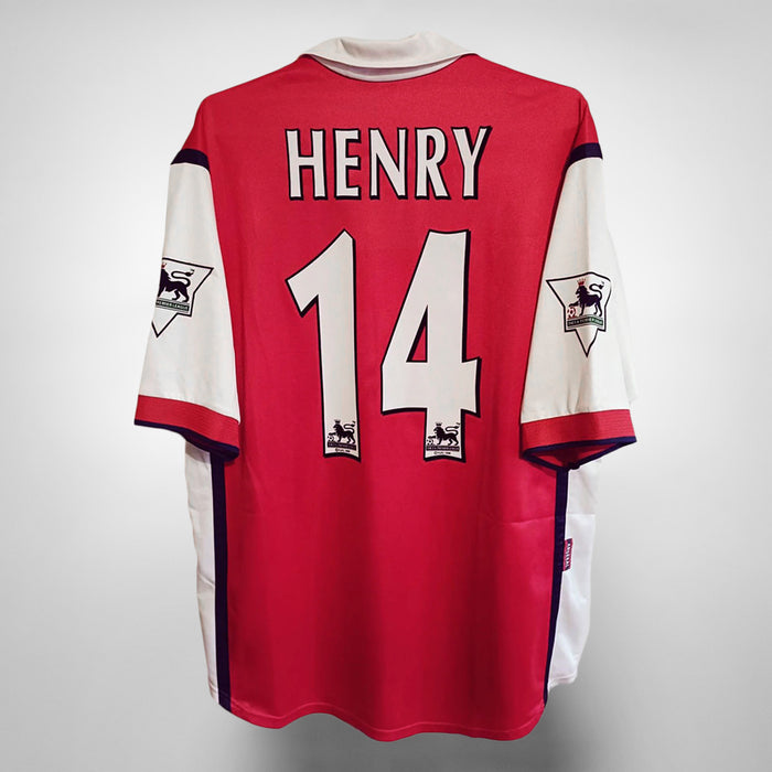 1999-2000 Arsenal Nike Home Shirt #14 Thierry Henry - Marketplace