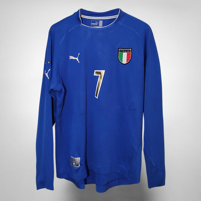 2003 Italy Puma Home Shirt #7 Alessandro Del Piero - Marketplace