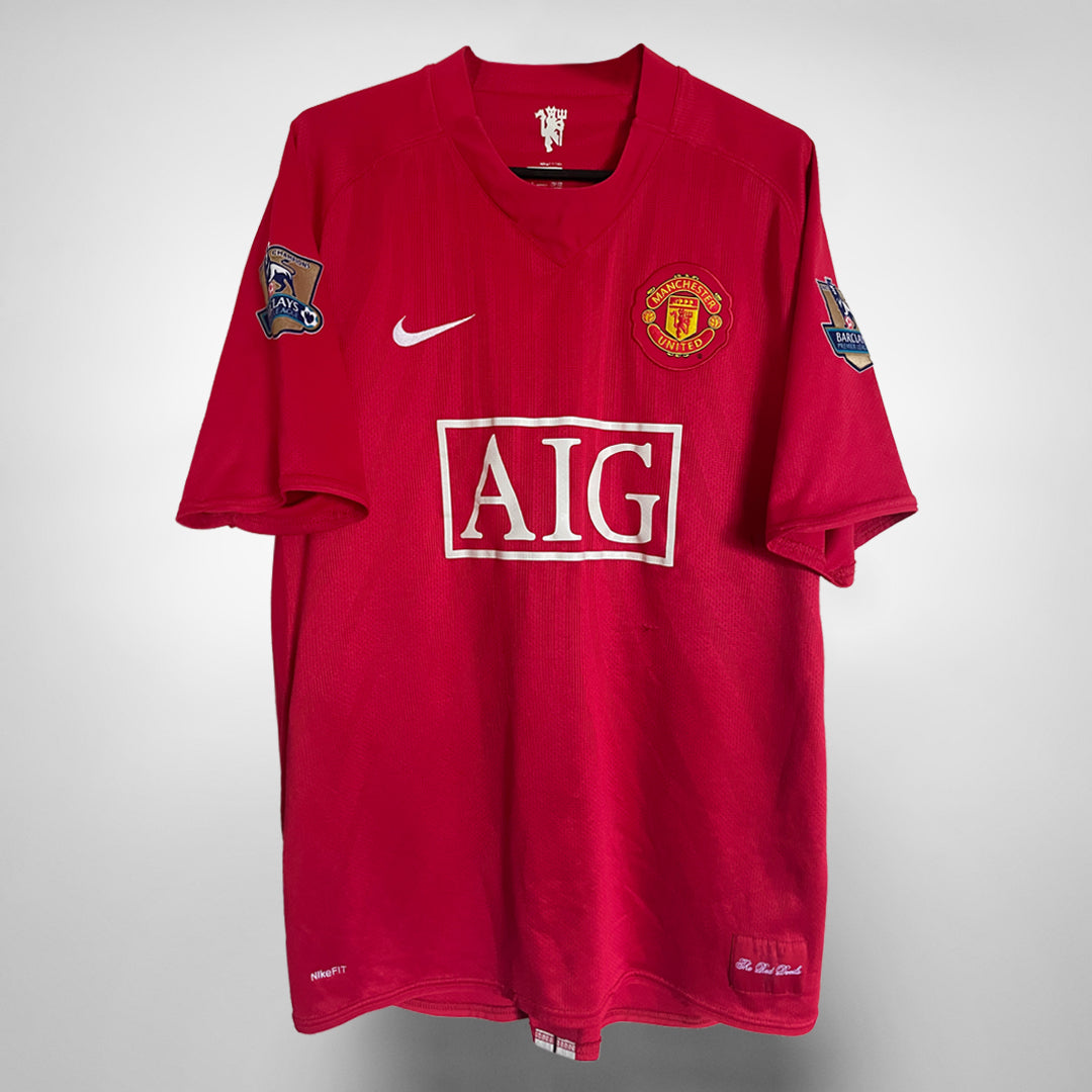 2007-2009 Manchester United Nike Home Shirt #7 Cristiano Ronaldo - Marketplace