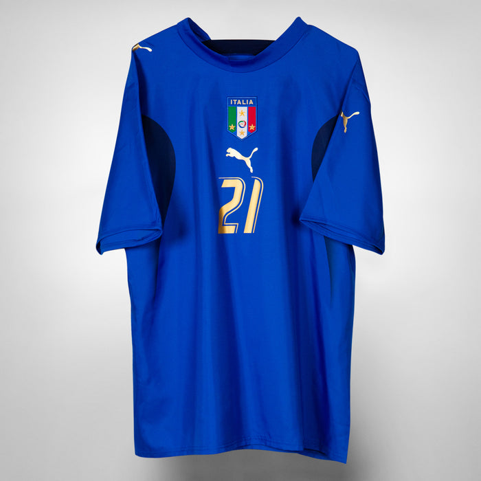 2006-2008 Italy Puma Home Shirt BNWT #21 Pirlo - Marketplace