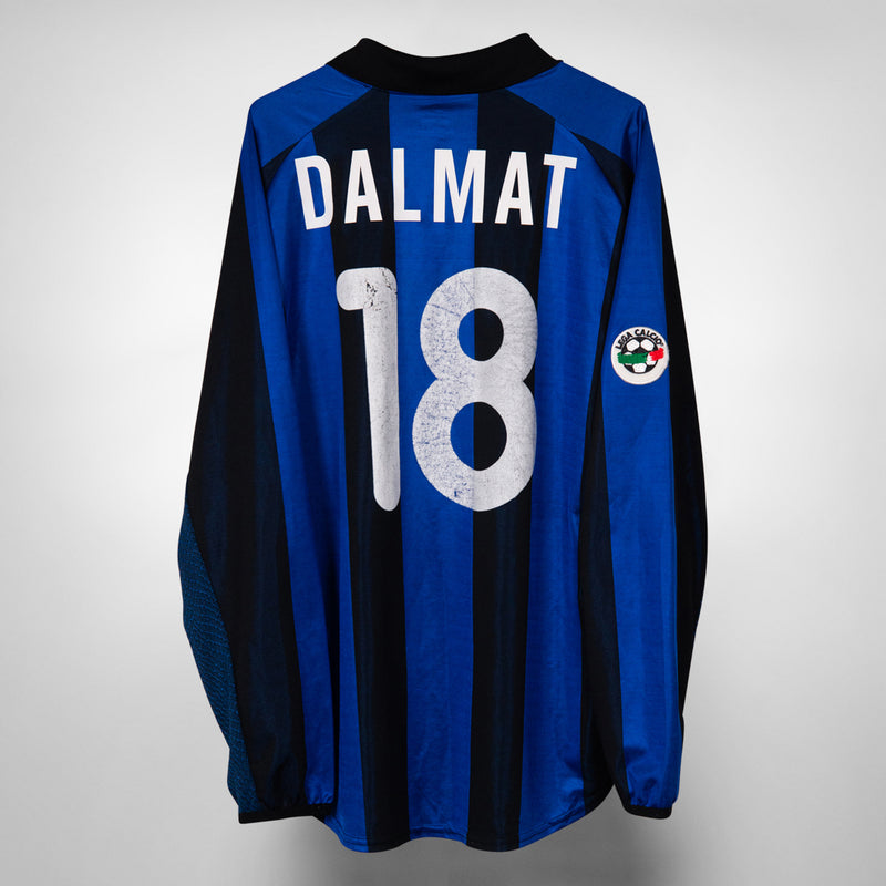 2001-2002 Inter Milan Player Spec Nike Home Shirt #18 Stephane Dalmat - Marketplace