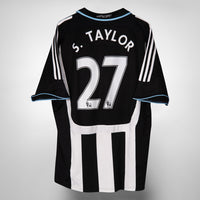 2007-2008 Newcastle United Adidas Home Shirt #27 Steven Taylor - Marketplace