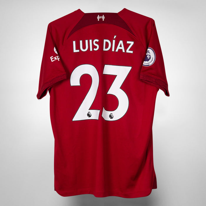 2022-2023 Liverpool Nike Home Shirt #23 Luis Diaz - Marketplace