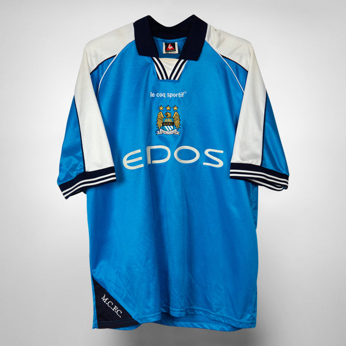 2000-2001 Manchester City Le Coq Sportif Home Shirt - Marketplace