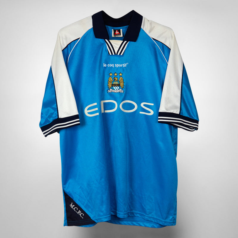 2000-2001 Manchester City Le Coq Sportif Home Shirt - Marketplace
