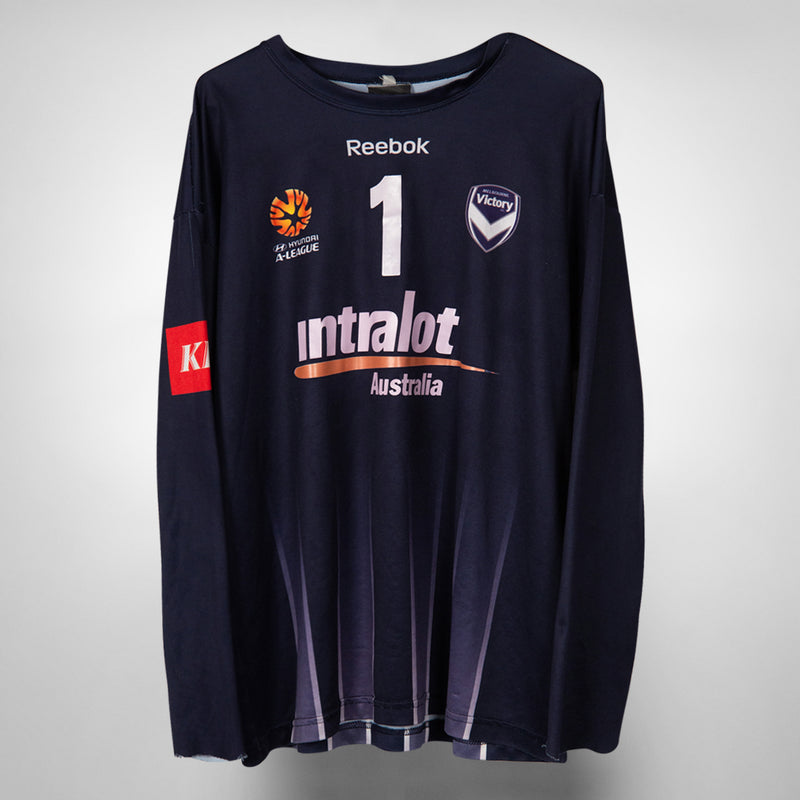 2009 Melbourne Victory Reebok Player Worn Training Shirt #1 Michael Theoklitos - Marketplace