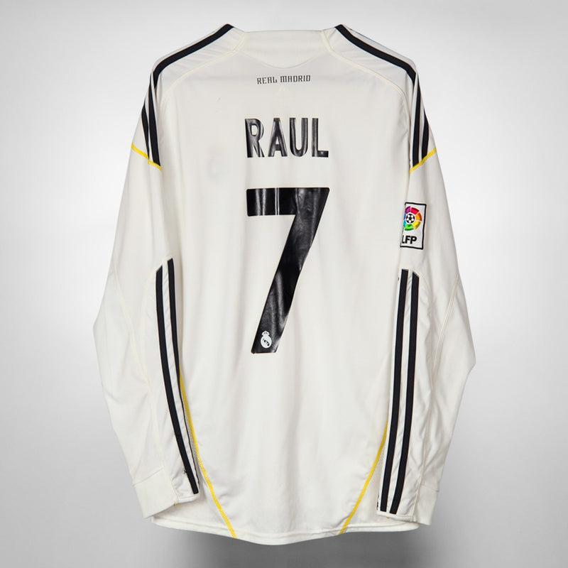 2009-2010 Real Madrid Adidas Home Shirt #7 Raul - Marketplace