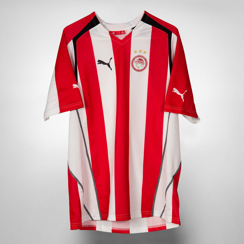 2005-2006 Olympiakos Puma Home Shirt - Marketplace