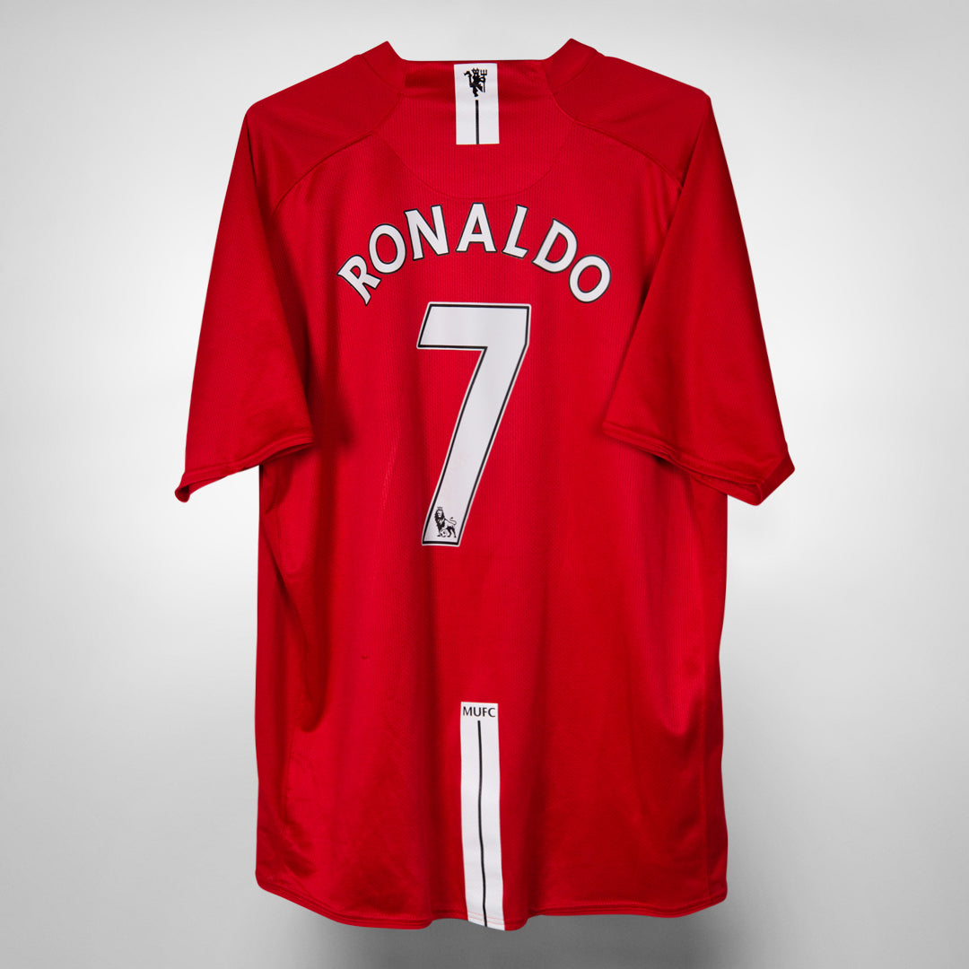 2007-2009 Manchester United Nike Home Shirt #7 Cristiano Ronaldo - Marketplace