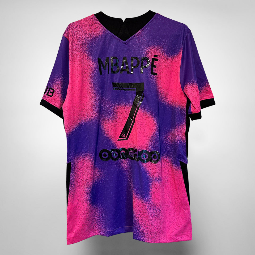 2020-2021 PSG Paris Saint Germain Nike Fourth Shirt #7 Mbappe - Marketplace