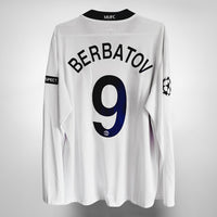 2008-2010 Manchester United Nike Match Issue Away Shirt #9 Dimitar Berbatov - Marketplace