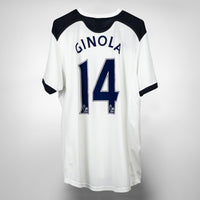 2010-2011 Tottenham Hotspur Puma Home Shirt #14 David Ginola