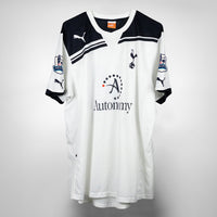 2010-2011 Tottenham Hotspur Puma Home Shirt #14 David Ginola