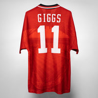 1994-1995 Manchester United Umbro Home Shirt #11 Ryan Giggs