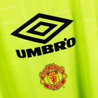 1998-1999 Manchester United Umbro Training Shirt (Yellow)