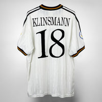1996-1998 Germany Adidas Home Shirt #18 Jürgen Klinsmann