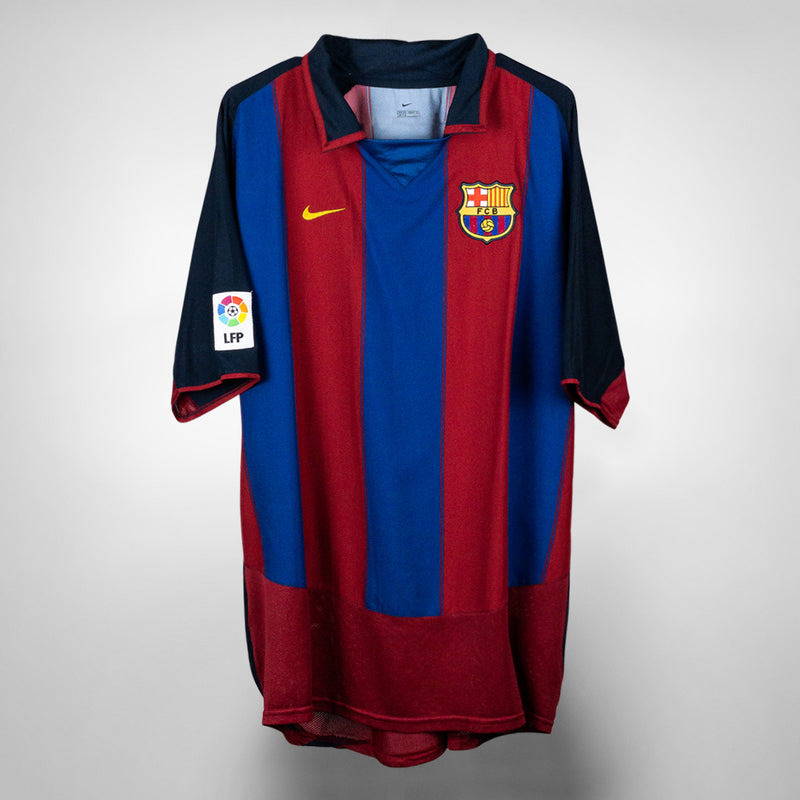 2003-2004 FC Barcelona Nike Home Shirt