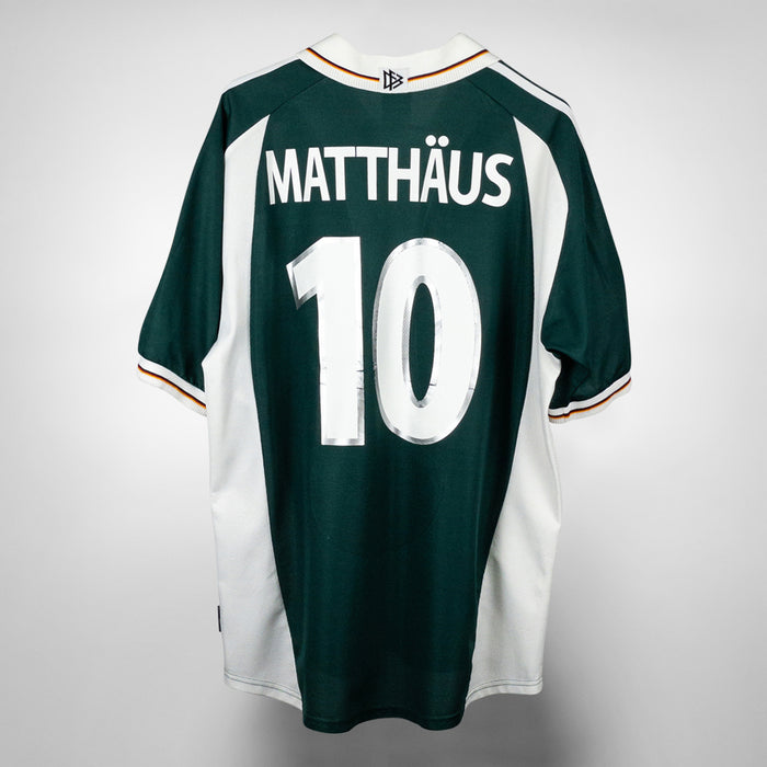2000-2002 Germany Adidas Away Shirt #10 Lothar Matthäus