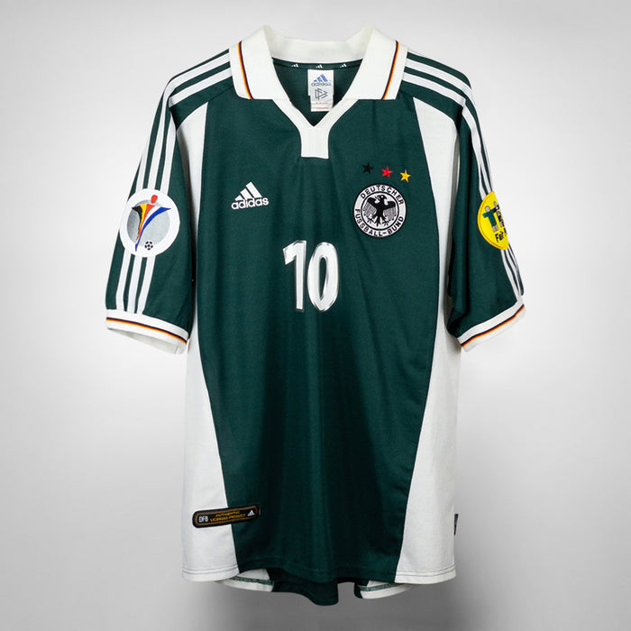 2000-2002 Germany Adidas Away Shirt #10 Lothar Matthäus