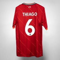 2021-2022 Liverpool Nike Home Shirt #6 Thiago Alcantara