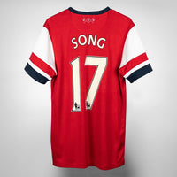 2012-2014 Arsenal Nike Home Shirt #17 Alex Song